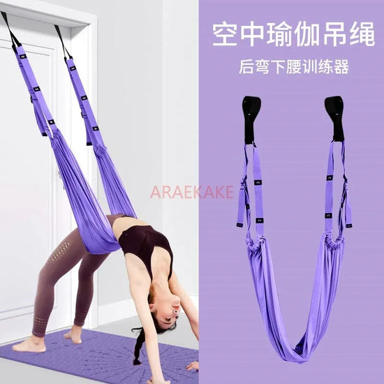 Aerial yoga sling belt hammock wall rope