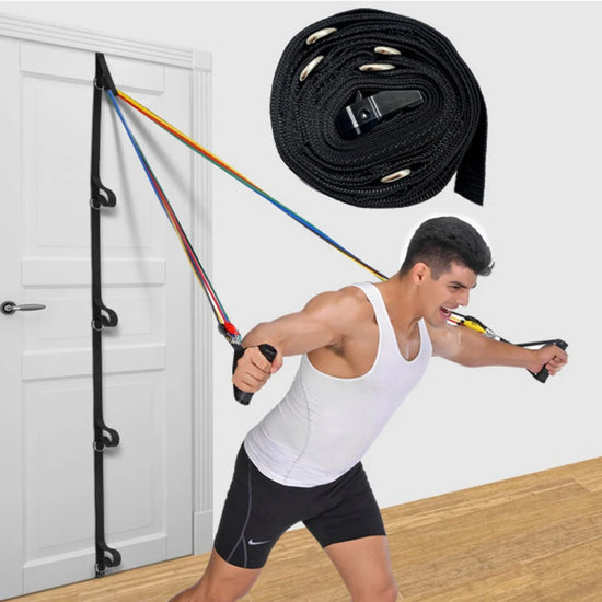 Home gym equipment with this convenient and high-quality door anchor strap.